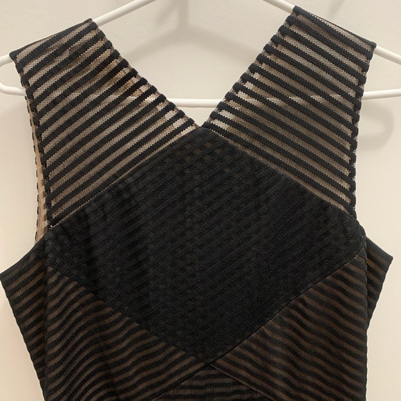 Black BCBG long dress, size 8 - Picture 3 of 7